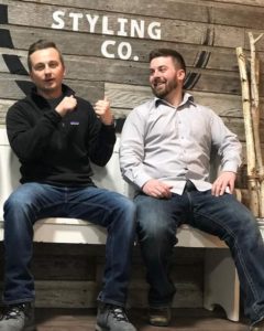 mens haircut hot towel shave 605 styling co salon sioux falls