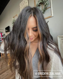 Hair Color money piece highlights sioux falls 2